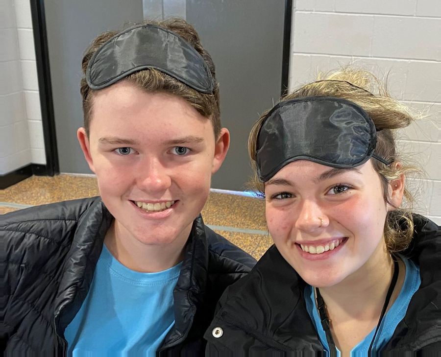 Young people taking part in a Rotary youth leadership program